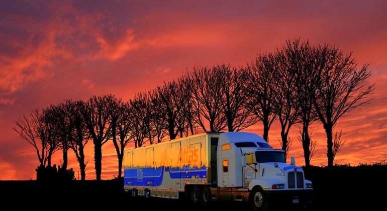D2C Trailer In Sunset