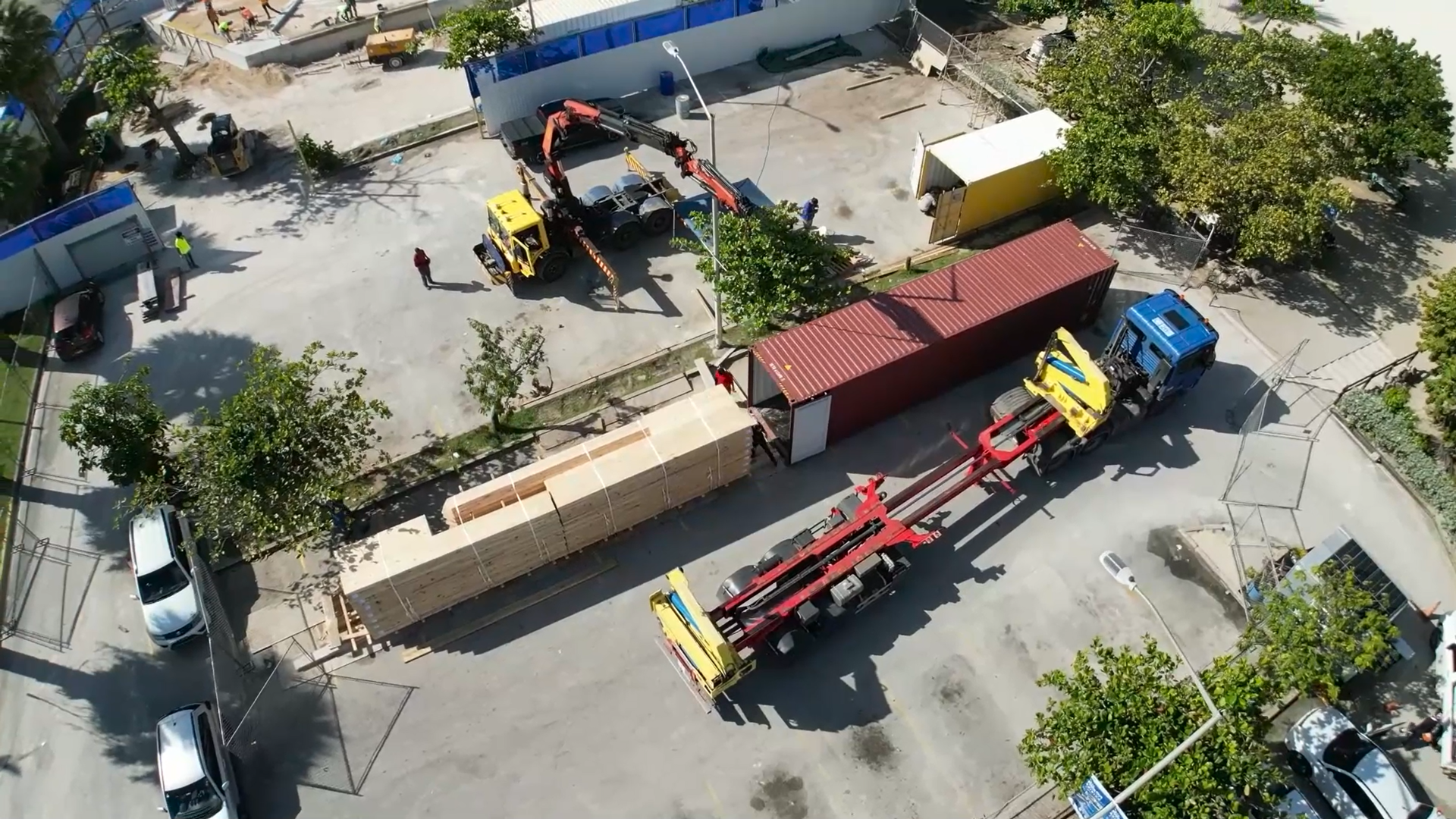 Woho Hydraulic Container Loading