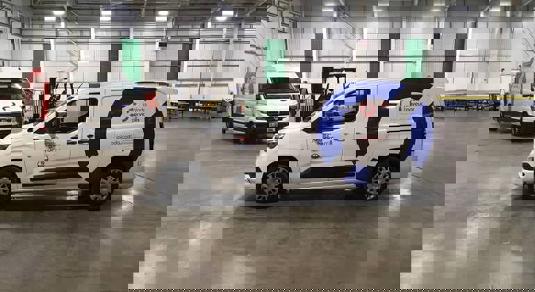 Joloda Conveyor Services Vans in Warehouse