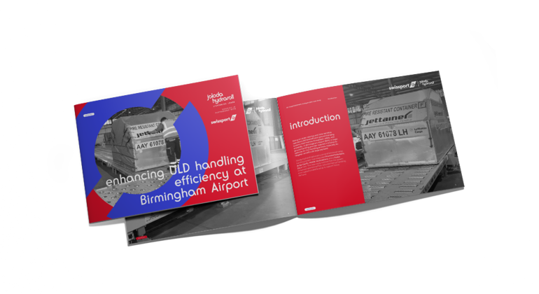 Swissport Birmingham Case Study Mockup