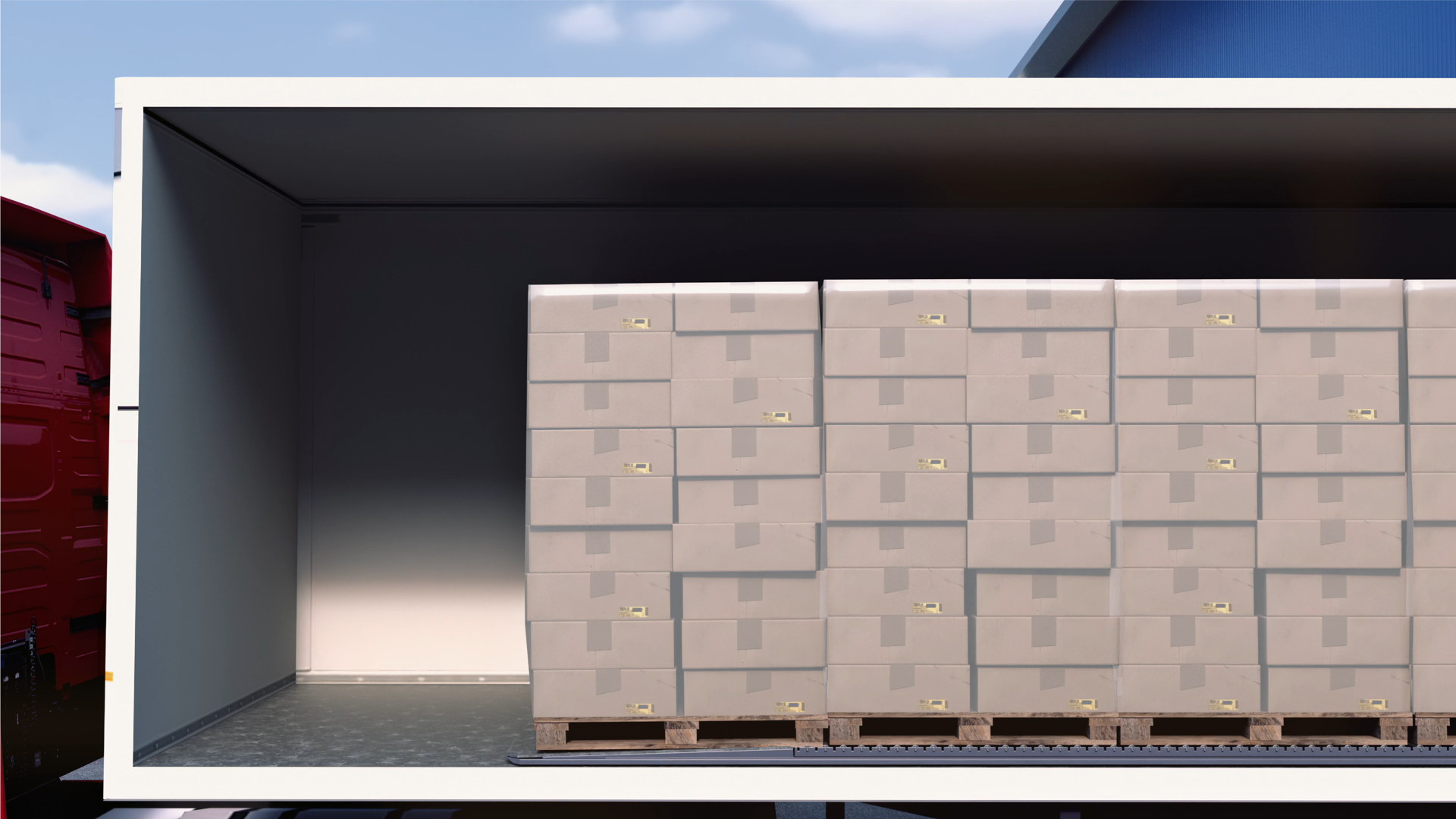 Trailer Being Loaded