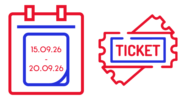 IAA 2026 Dates Calendar Icon & Tickets
