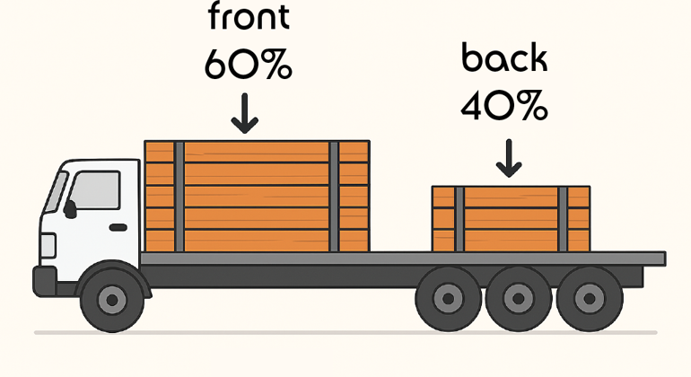 Flatbad Load Weight Distribution