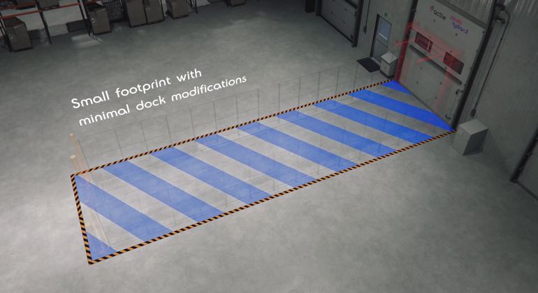 Small Footprint With Minimal Dock Modification