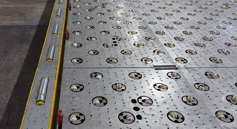 Castor Deck Pallet Stop Interface Barrier 3